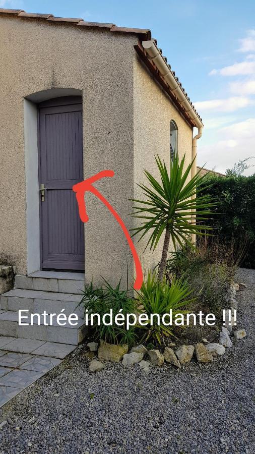 Studio Dans La Villa Les Cigales Lézignan-Corbières エクステリア 写真