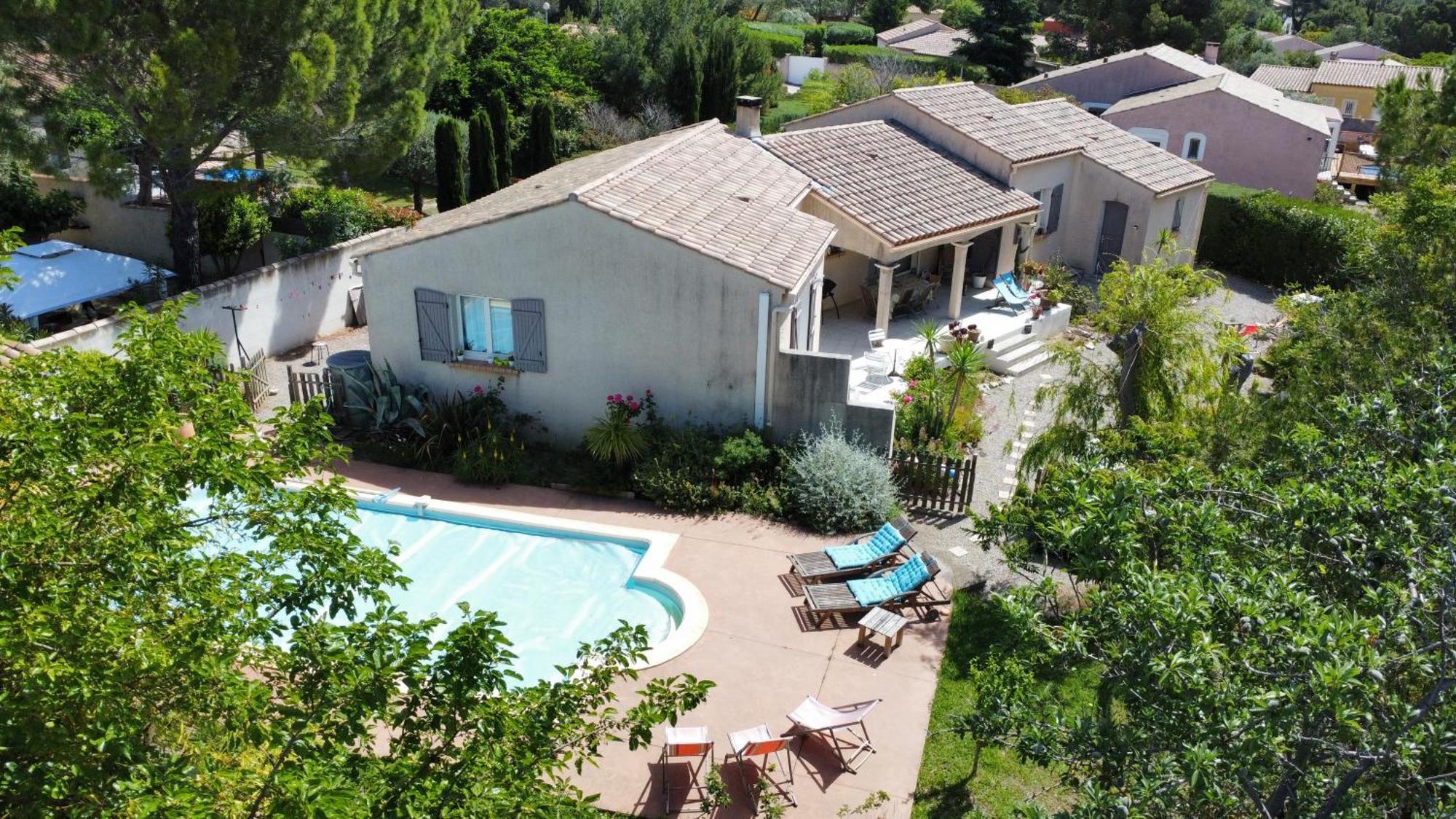Studio Dans La Villa Les Cigales Lézignan-Corbières エクステリア 写真
